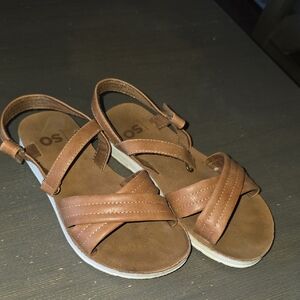 Brown Kids Sandals